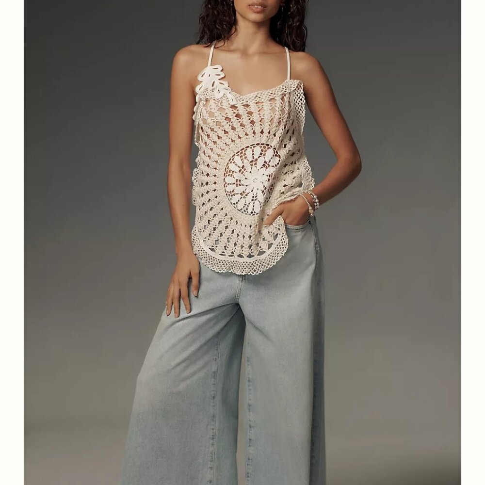 Crochet tank top size S